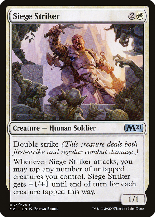 Siege Striker (M21-037) [Core Set 2021] MTG Single Wizards of the Coast