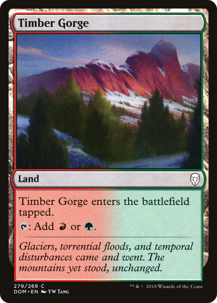 Timber Gorge (DOM-279) [Dominaria] MTG Single Wizards of the Coast
