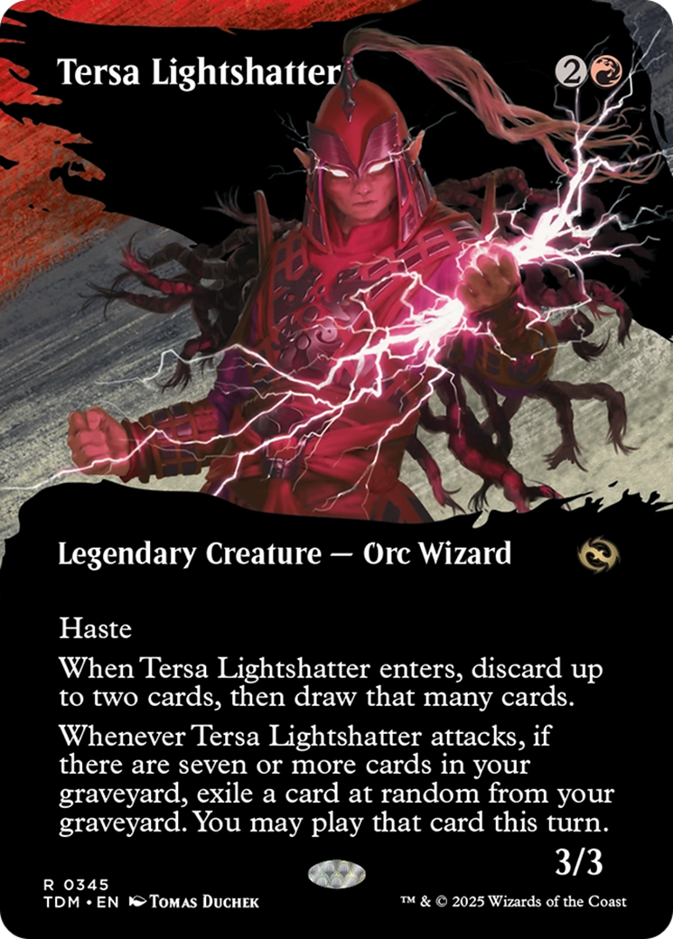 Tersa Lightshatter (Borderless) (TDM-345) [Tarkir: Dragonstorm] MTG Single Wizards of the Coast