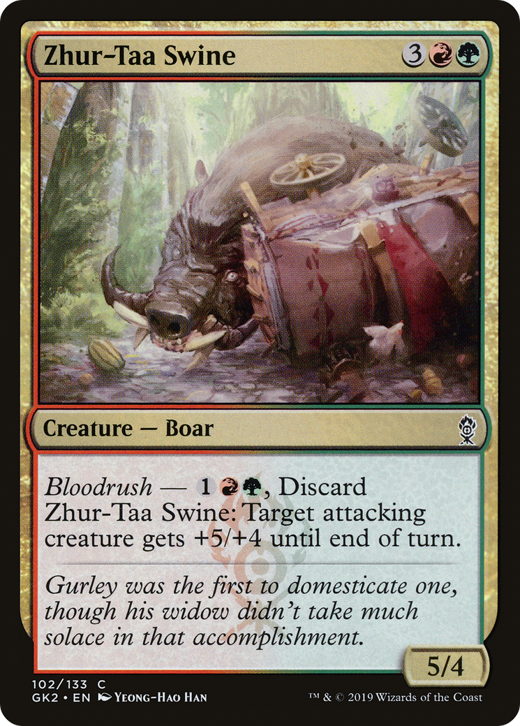 Zhur-Taa Swine (GK2-102) [Misc] RNA Guild Kit MTG Single Wizards of the Coast