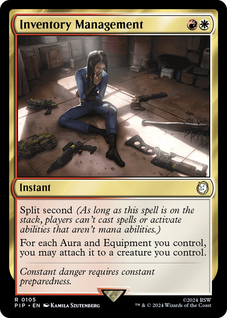 Inventory Management (PIP-105) [Fallout] MTG Single Wizards of the Coast