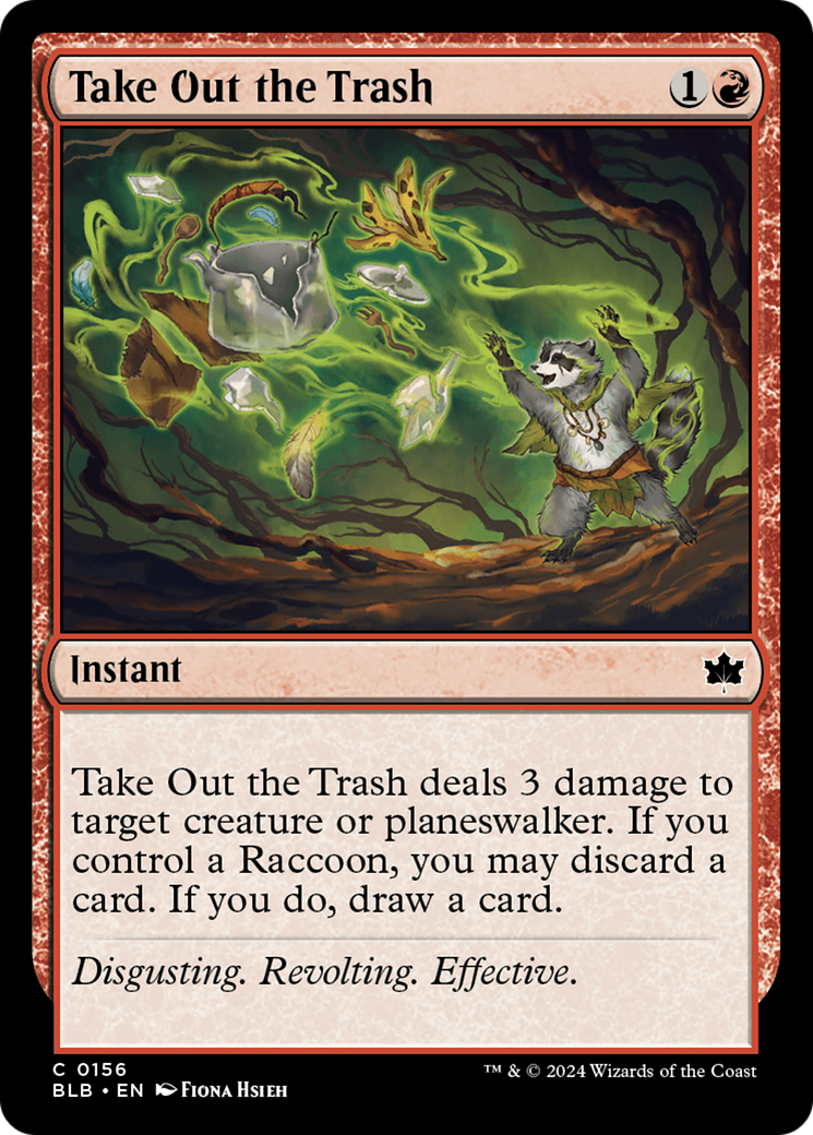 Take Out the Trash (BLB-156) [Bloomburrow] Foil MTG Single Wizards of the Coast
