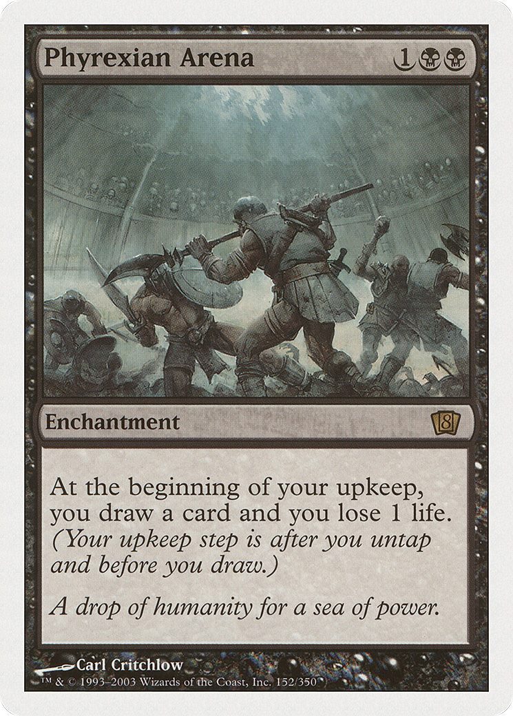 Phyrexian Arena (8ED-152) [Eighth Edition] MTG Single Wizards of the Coast
