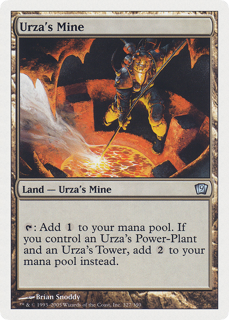 Urza's Mine (9ED-327) [9th Edition] Foil MTG Single Wizards of the Coast