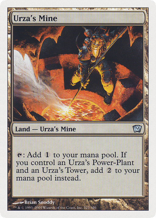 Urza's Mine (9ED-327) [9th Edition] Foil MTG Single Wizards of the Coast