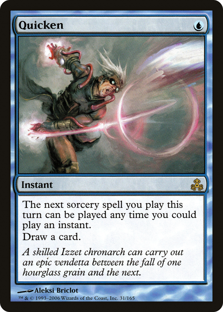 Quicken (GPT-031) [Guildpact] MTG Single Wizards of the Coast