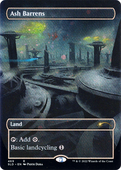 Ash Barrens (Galaxy Foil) (SLD-469) [Secret Lair] Drop (Borderless) Foil MTG Single Wizards of the Coast