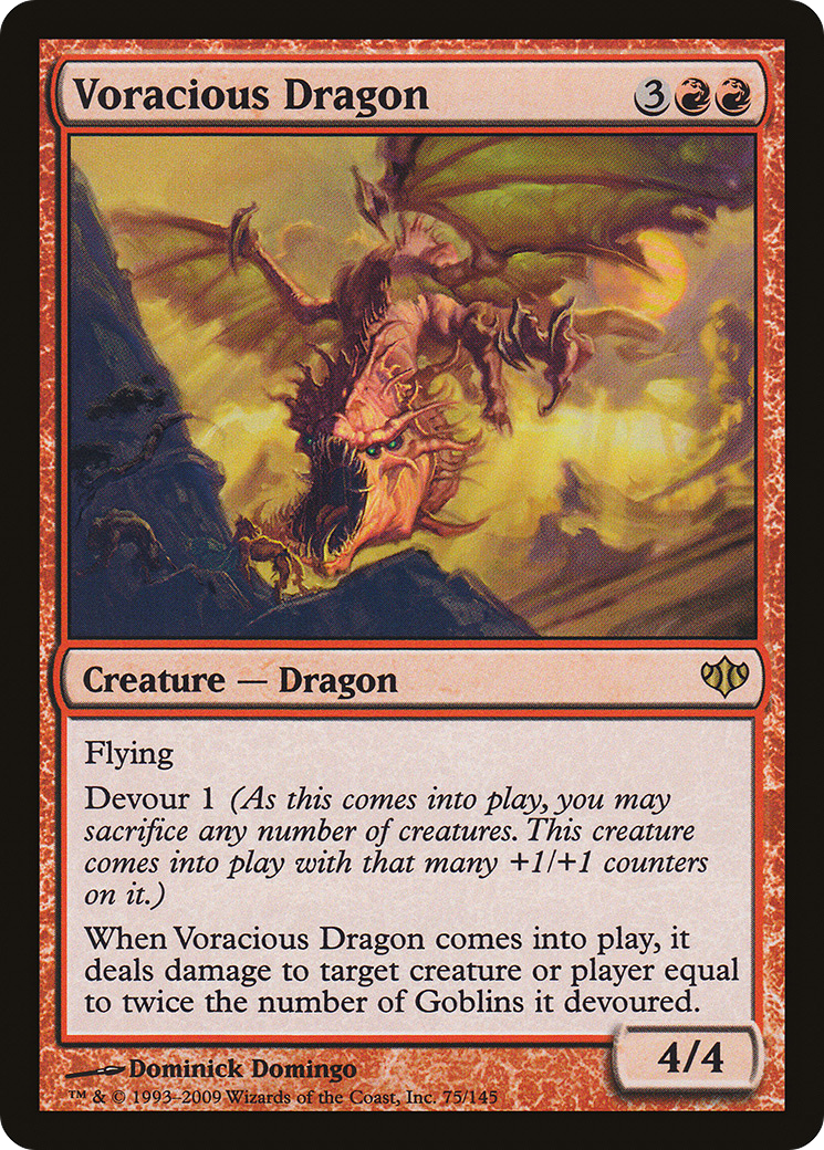 Voracious Dragon (CON-075) [Conflux] Foil MTG Single Wizards of the Coast