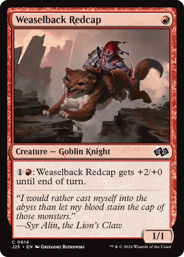 Weaselback Redcap (J25-614) [Foundations Jumpstart] MTG Single Wizards of the Coast