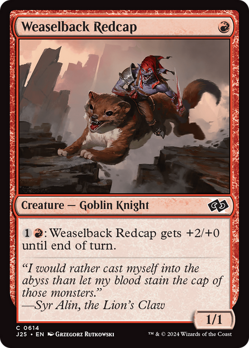 Weaselback Redcap (J25-614) [Foundations Jumpstart] MTG Single Wizards of the Coast