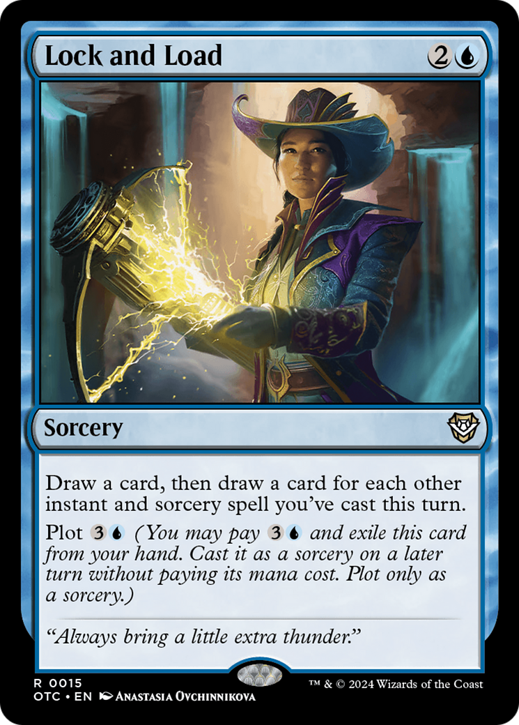 Lock and Load (OTC-015) [Outlaws of Thunder Junction Commander] MTG Single Wizards of the Coast