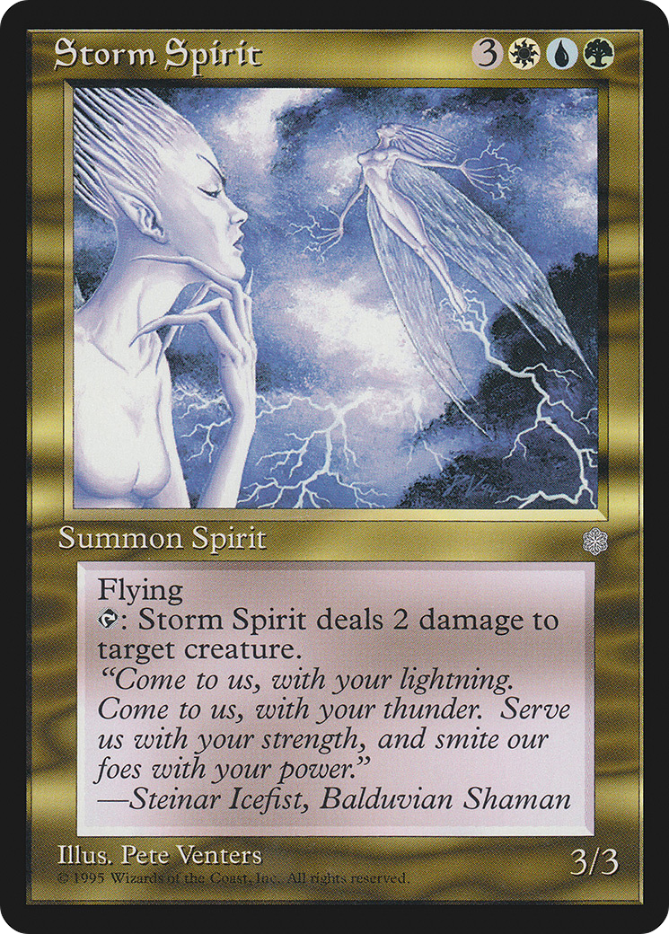 Storm Spirit (ICE-303) [Ice Age] MTG Single Wizards of the Coast