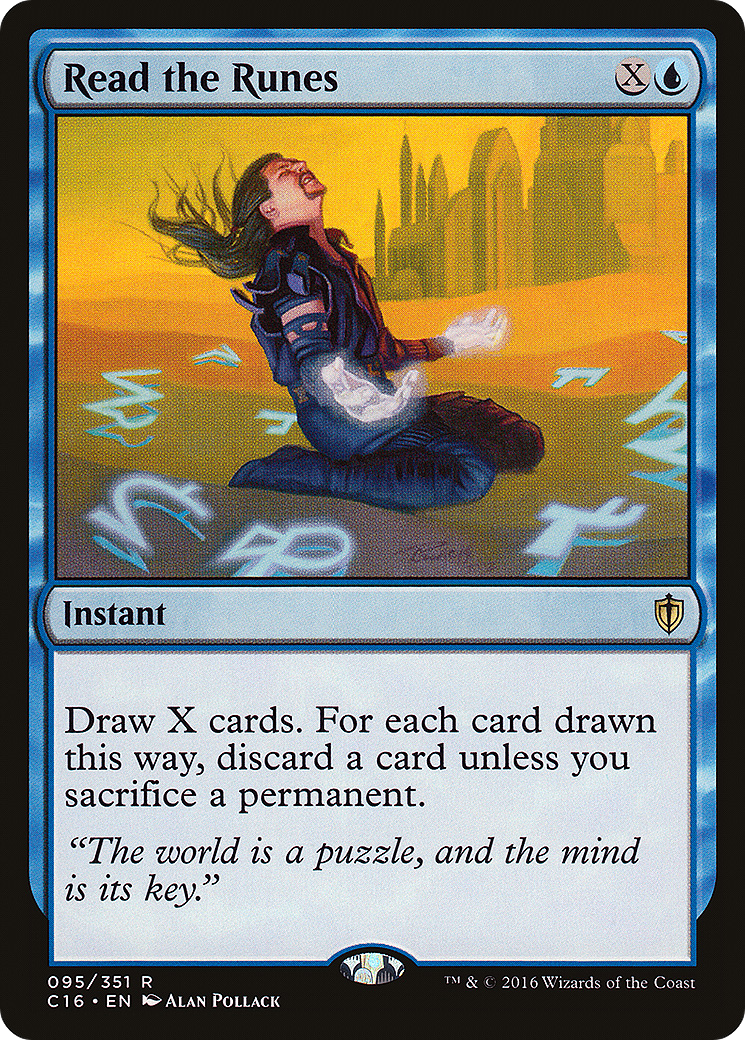 Read the Runes (C16-095) [Commander 2016] MTG Single Wizards of the Coast