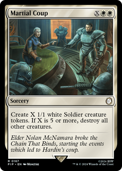Martial Coup (PIP-167) [Fallout] MTG Single Wizards of the Coast