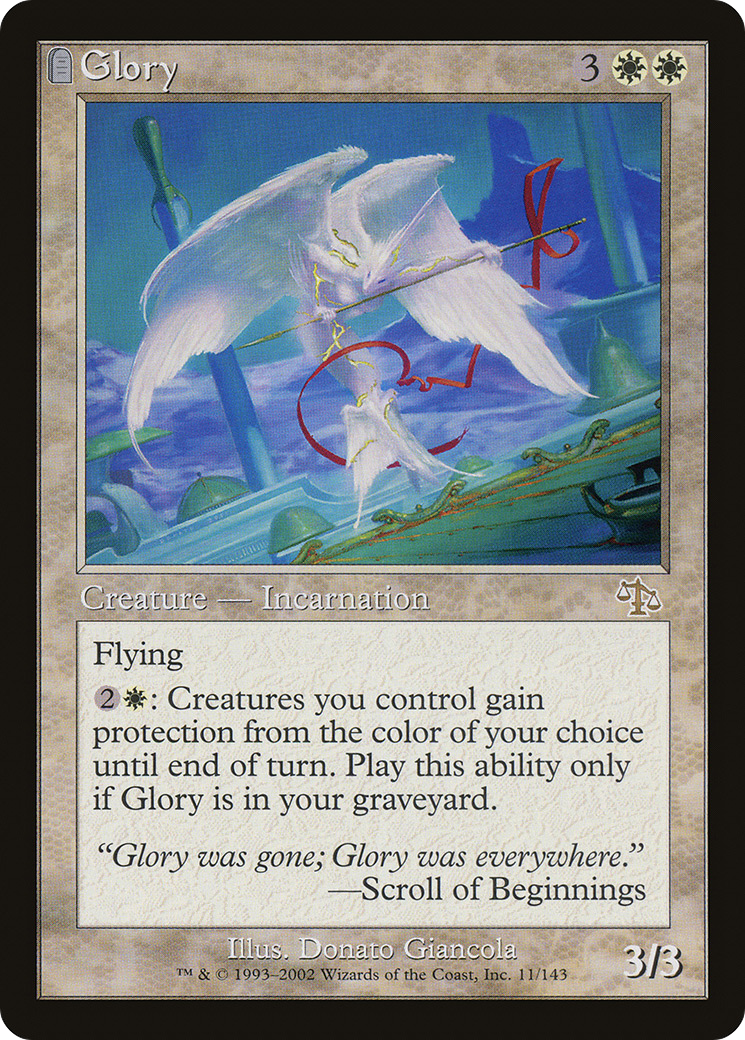 Glory (JUD-011) [Judgment] Foil MTG Single Wizards of the Coast