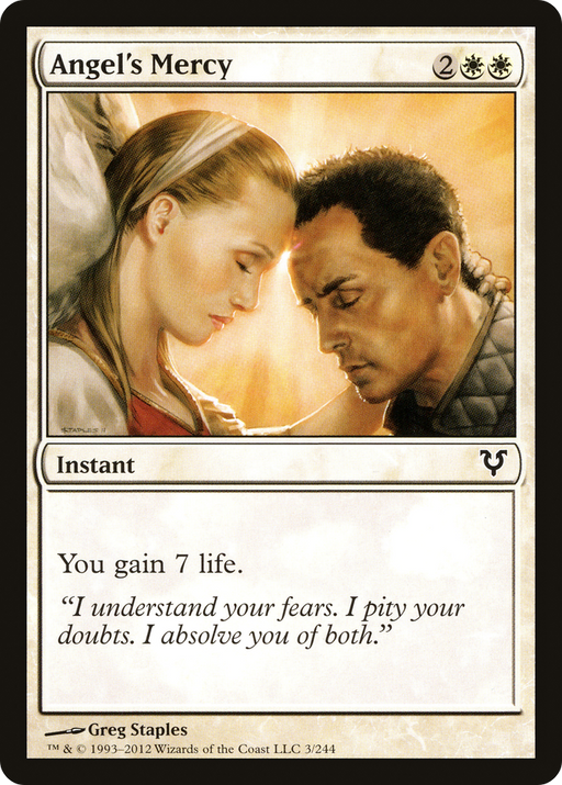 Angel's Mercy (AVR-003) [Avacyn Restored] MTG Single Wizards of the Coast