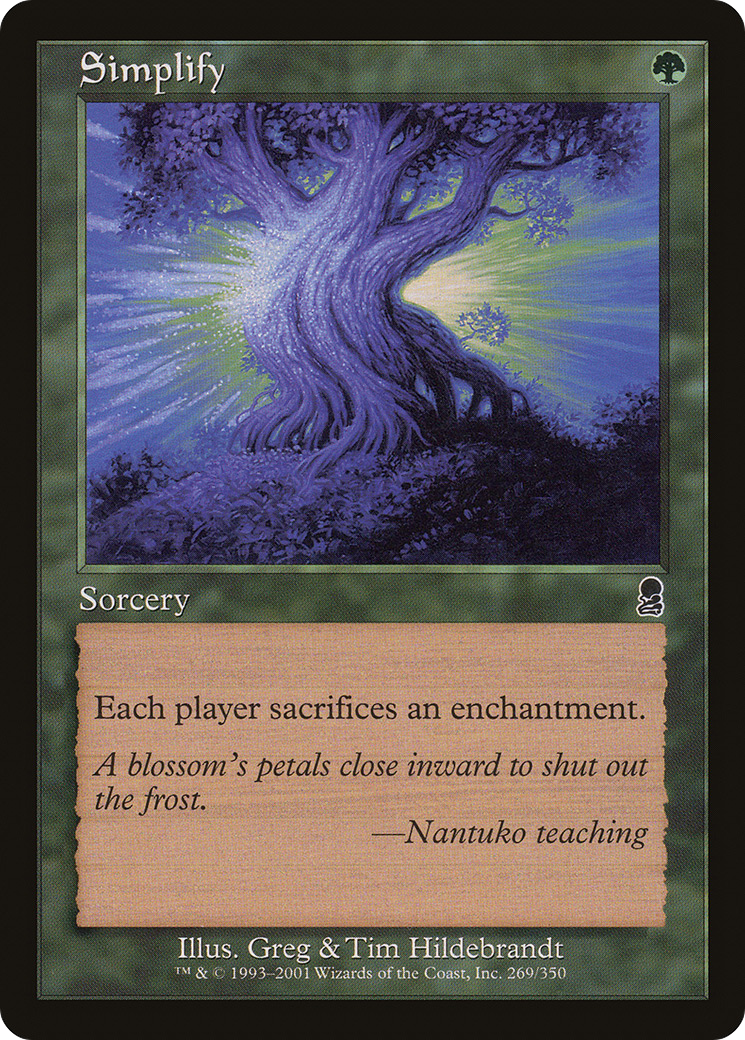 Simplify (ODY-269) [Odyssey] Foil MTG Single Wizards of the Coast