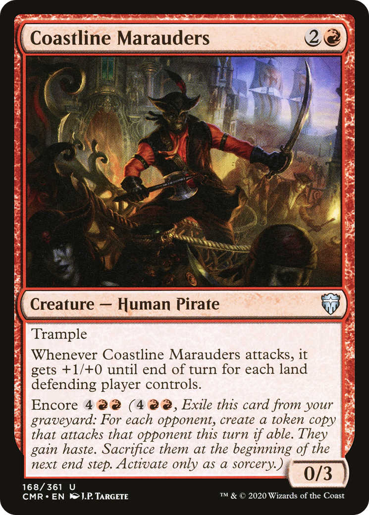Coastline Marauders (CMR-168) [Commander Legends] MTG Single Wizards of the Coast