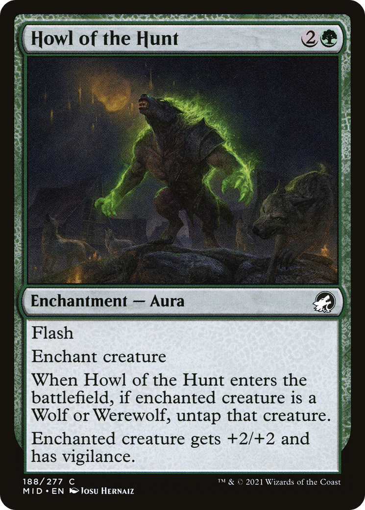 Howl of the Hunt (MID-188) [Innistrad: Midnight Hunt] MTG Single Wizards of the Coast