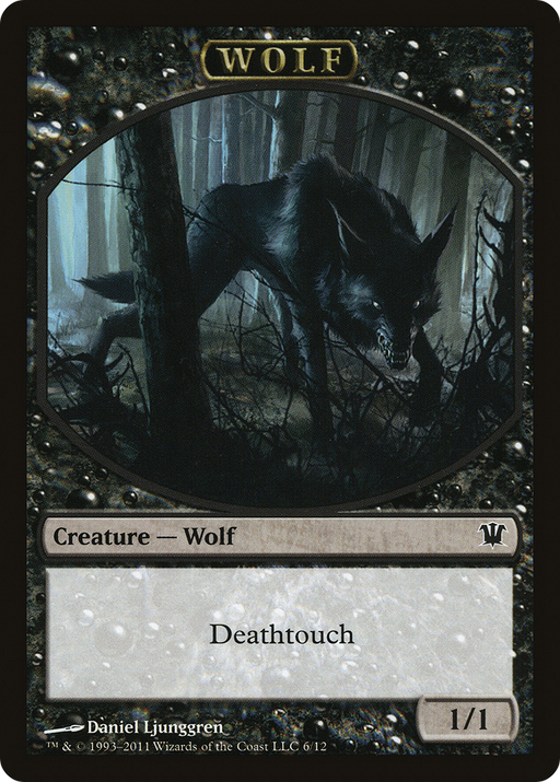 Wolf Token (6) (ISD-006) [Tokens] Innistrad Tokens MTG Single Wizards of the Coast