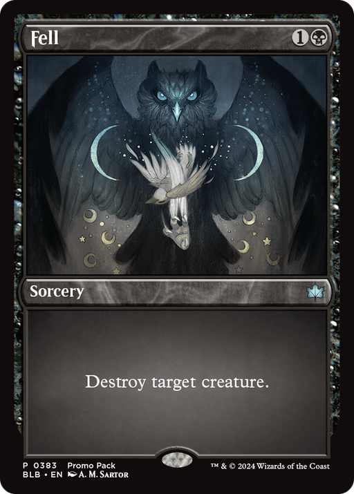 Fell (PPBLB-383) [Bloomburrow] Foil MTG Single Wizards of the Coast