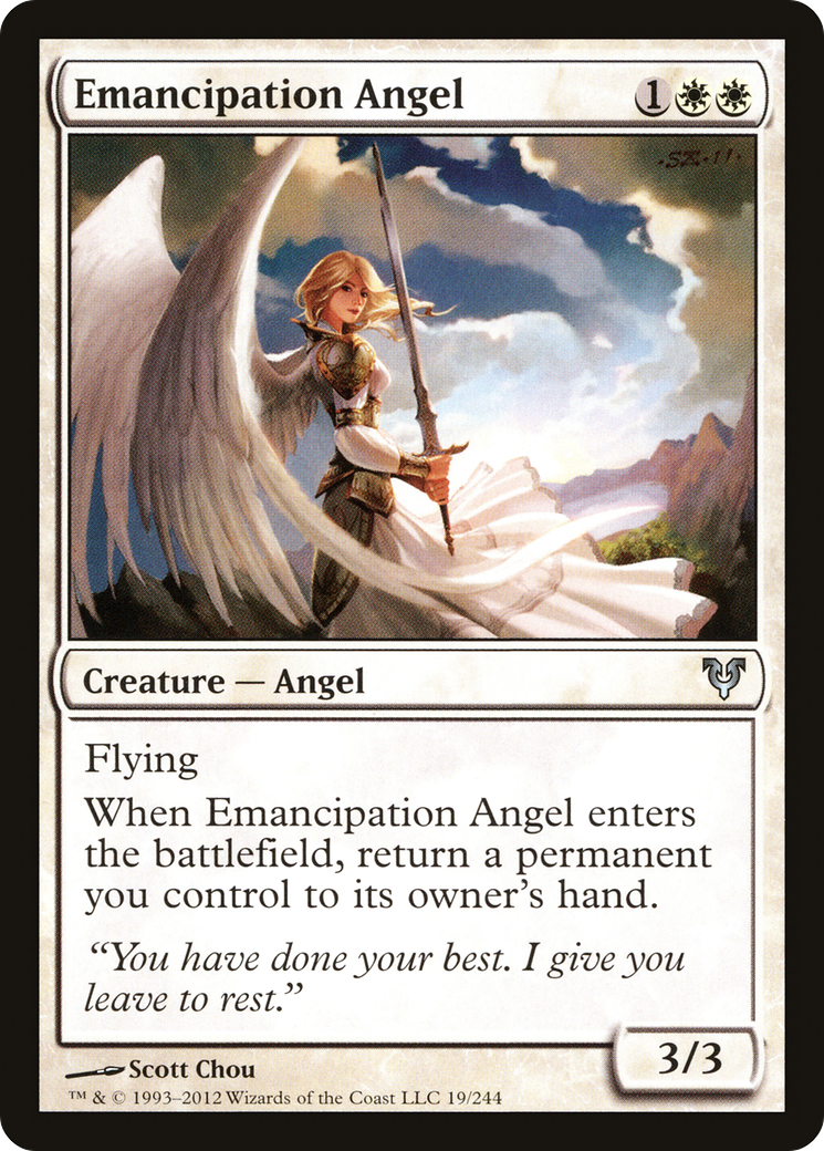 Emancipation Angel (AVR-019) [Avacyn Restored] MTG Single Wizards of the Coast