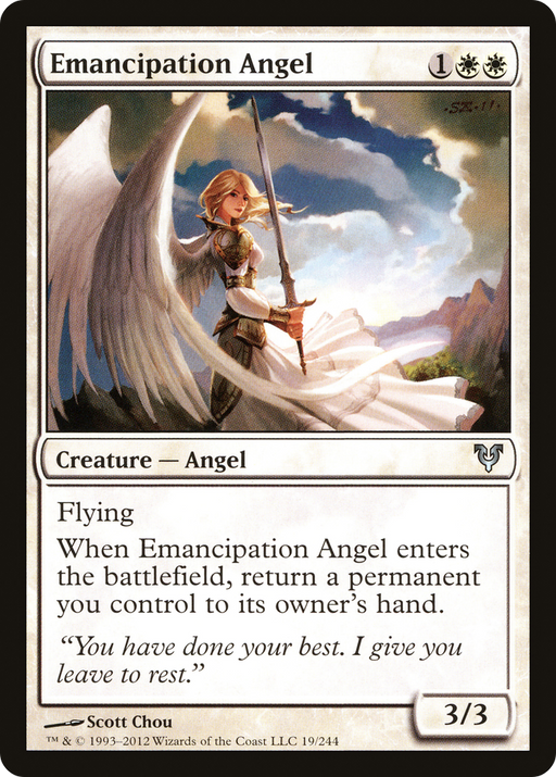 Emancipation Angel (AVR-019) [Avacyn Restored] Foil MTG Single Wizards of the Coast