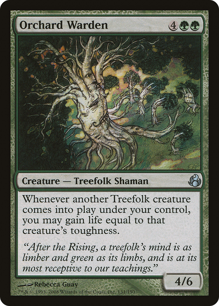 Orchard Warden (MOR-131) [Morningtide] Foil MTG Single Wizards of the Coast