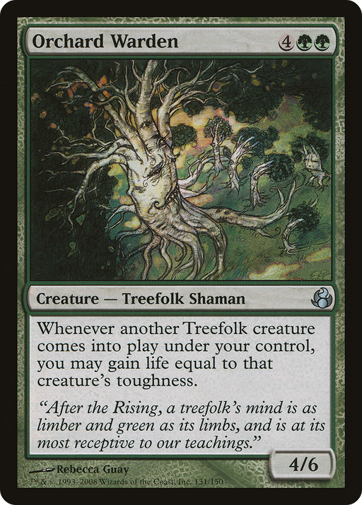 Orchard Warden (MOR-131) [Morningtide] Foil MTG Single Wizards of the Coast