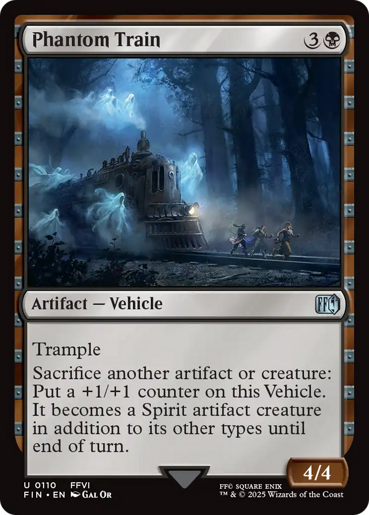 Phantom Train (FIN-110) [FINAL FANTASY] Foil MTG Single Wizards of the Coast