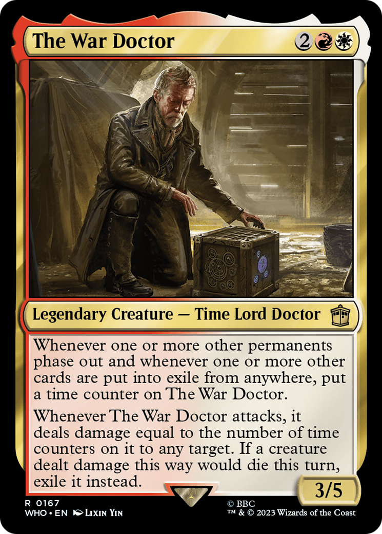 The War Doctor (WHO-167) [Doctor Who] Foil MTG Single Wizards of the Coast