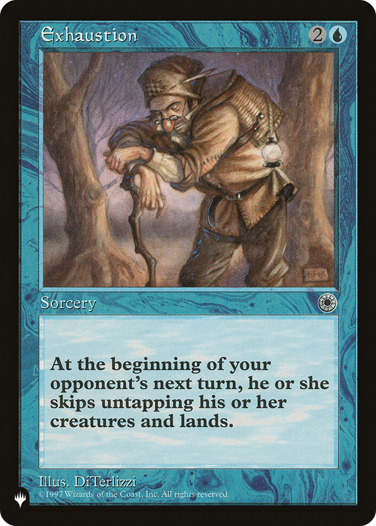 Exhaustion (LIST-POR-54) [Mystery Booster] The List MTG Single Wizards of the Coast