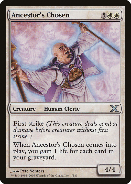 Ancestor's Chosen (10E-001) [Tenth Edition] MTG Single Wizards of the Coast