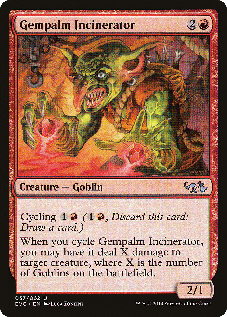 Gempalm Incinerator (DD3-) [Misc] Duel Decks Anthology: Elves vs. Goblins MTG Single Wizards of the Coast