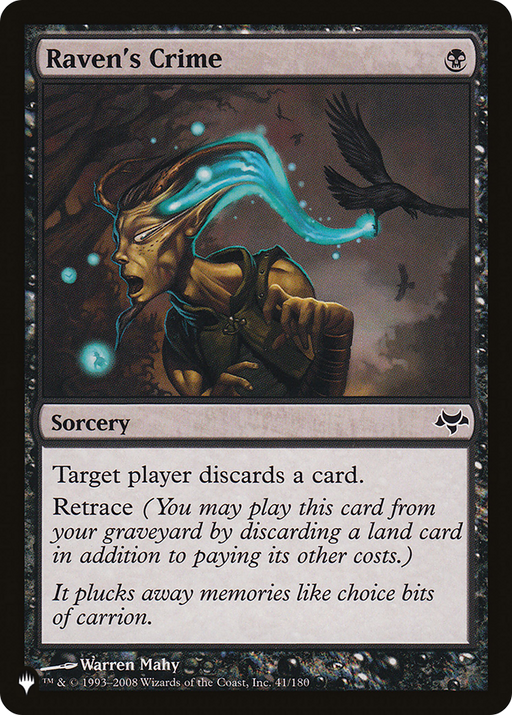 Raven's Crime (LIST-EVE-41) [Mystery Booster] The List MTG Single Wizards of the Coast
