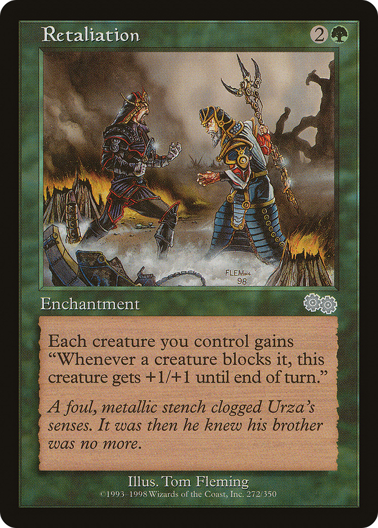 Retaliation (USG-272) [Urza's Saga] MTG Single Wizards of the Coast