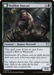 Wolfkin Outcast (VOW-229) [Innistrad: Crimson Vow] Foil MTG Single Wizards of the Coast