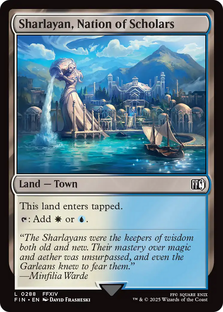 Sharlayan, Nation of Scholars (FIN-288) [FINAL FANTASY] MTG Single Wizards of the Coast