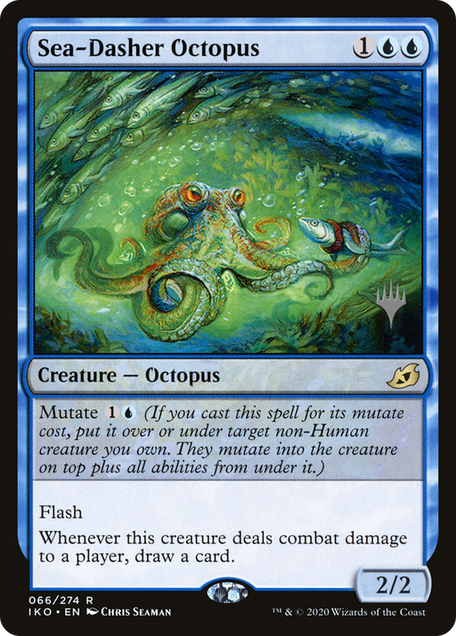 Sea-Dasher Octopus (PPIKO-066) [Ikoria: Lair of Behemoths Promos] MTG Single Wizards of the Coast