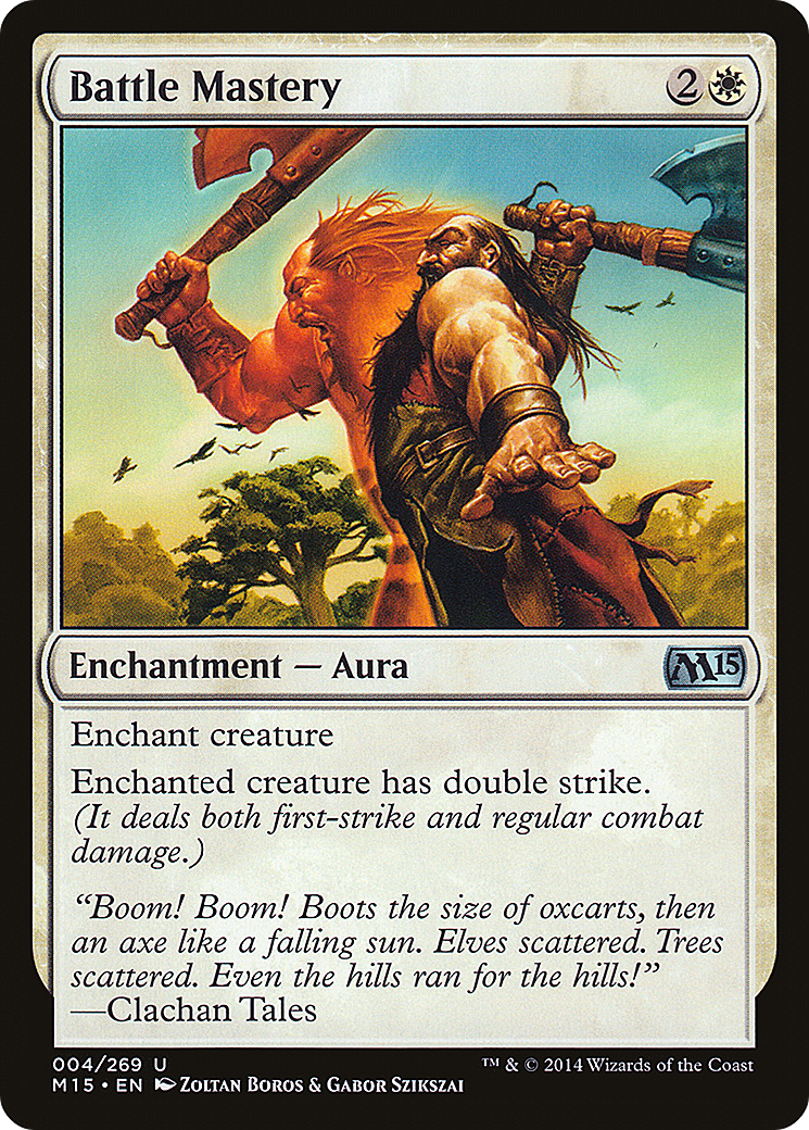 Battle Mastery (M15-004) [Magic 2015] Foil MTG Single Wizards of the Coast