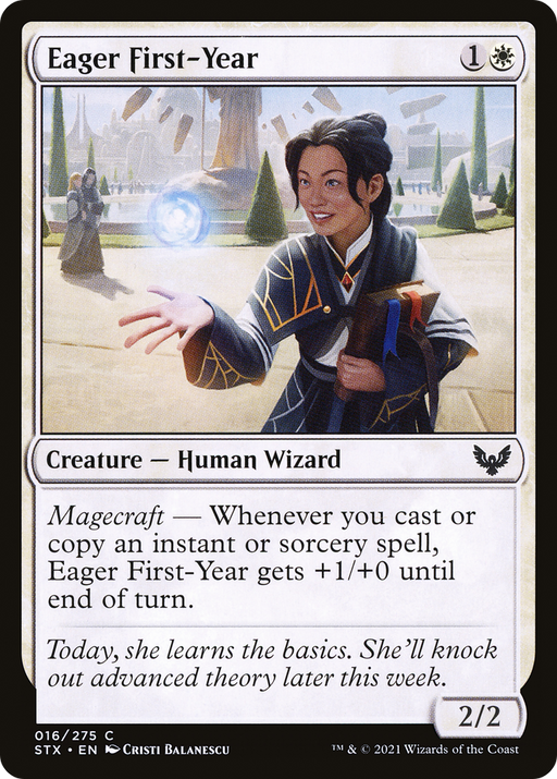 Eager First-Year (STX-016) [Strixhaven: School of Mages] Foil MTG Single Wizards of the Coast