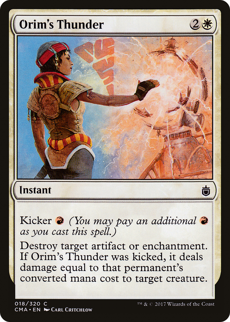Orim's Thunder (CMA-018) [Commander Anthology] MTG Single Wizards of the Coast