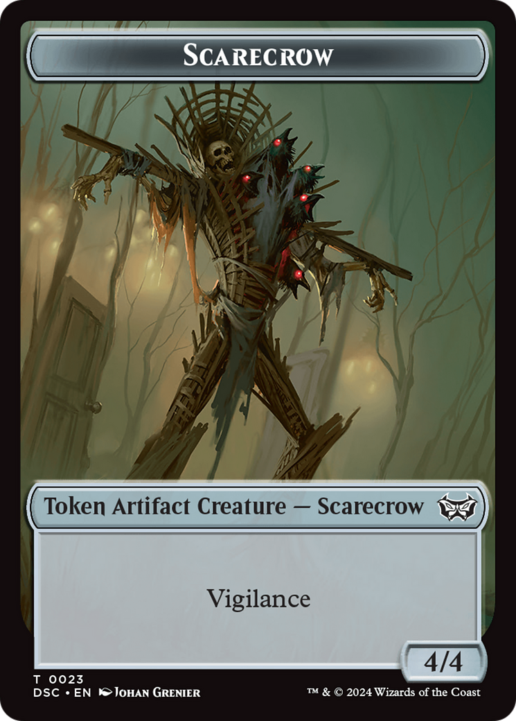 Scarecrow (TDSC-023) [Tokens] Duskmourn Commander Tokens Foil MTG Single Wizards of the Coast