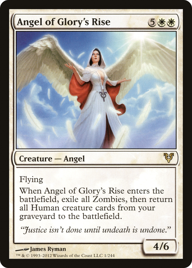 Angel of Glory's Rise (AVR-001) [Avacyn Restored] MTG Single Wizards of the Coast