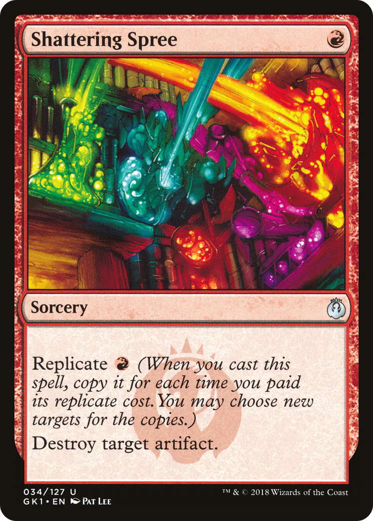 Shattering Spree (GR1-034) [Misc] GRN Guild Kit MTG Single Wizards of the Coast