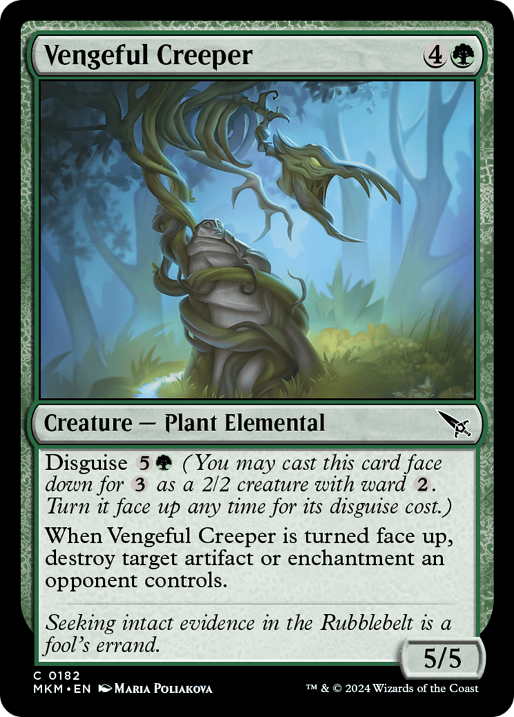 Vengeful Creeper (MKM-182) [Murders at Karlov Manor] MTG Single Murders at Karlov Manor
