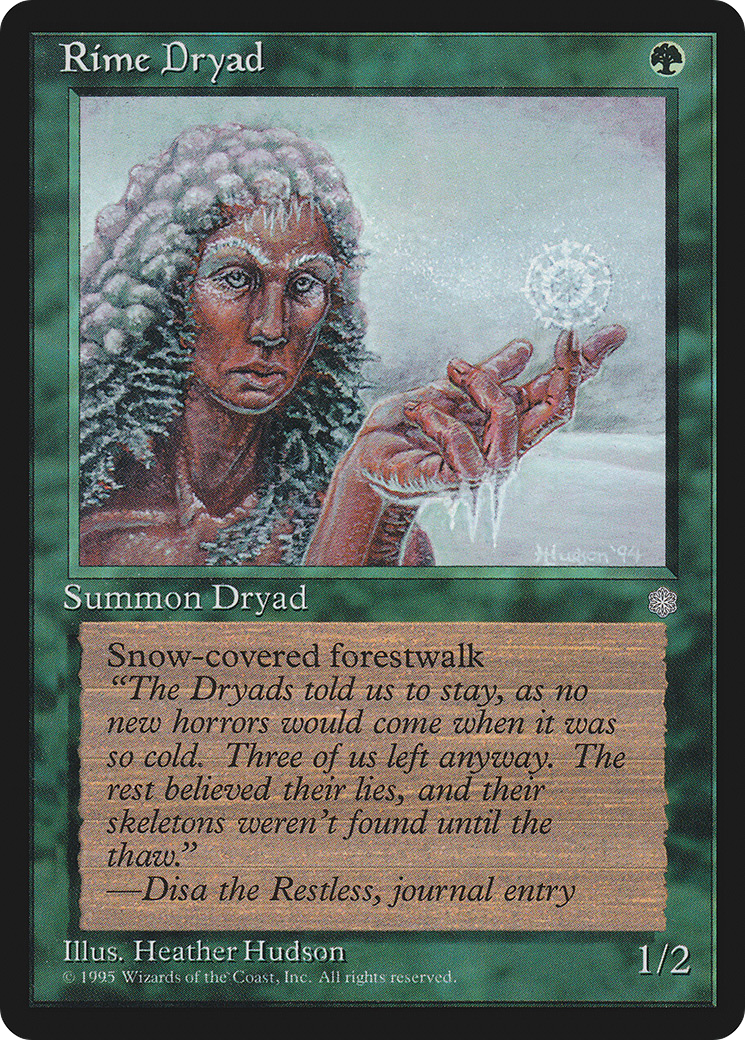 Rime Dryad (ICE-260) [Ice Age] MTG Single Wizards of the Coast