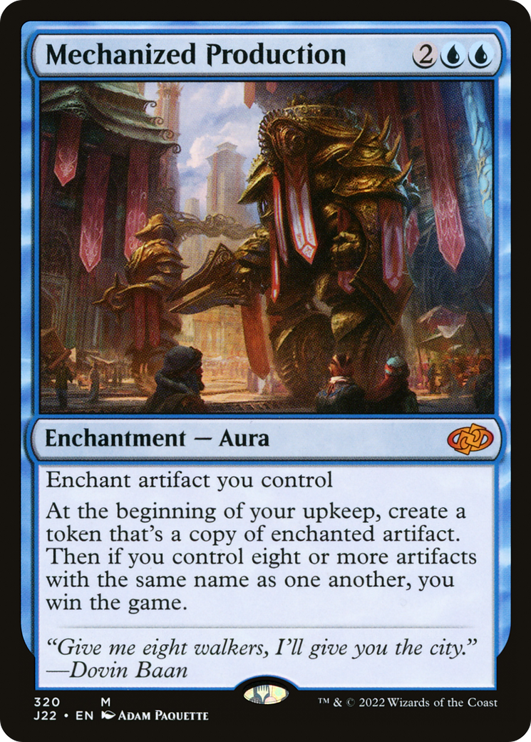 Mechanized Production (J22-320) [Jumpstart 2022] MTG Single Wizards of the Coast