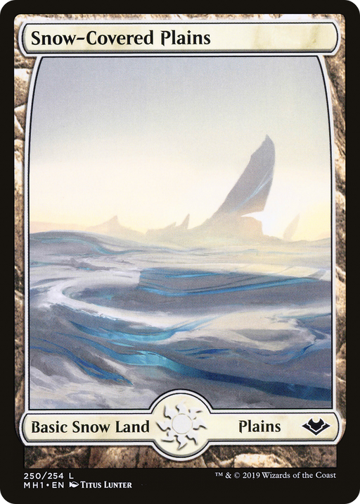 Snow-Covered Plains (MH1-250) [Modern Horizons] MTG Single Modern Horizons
