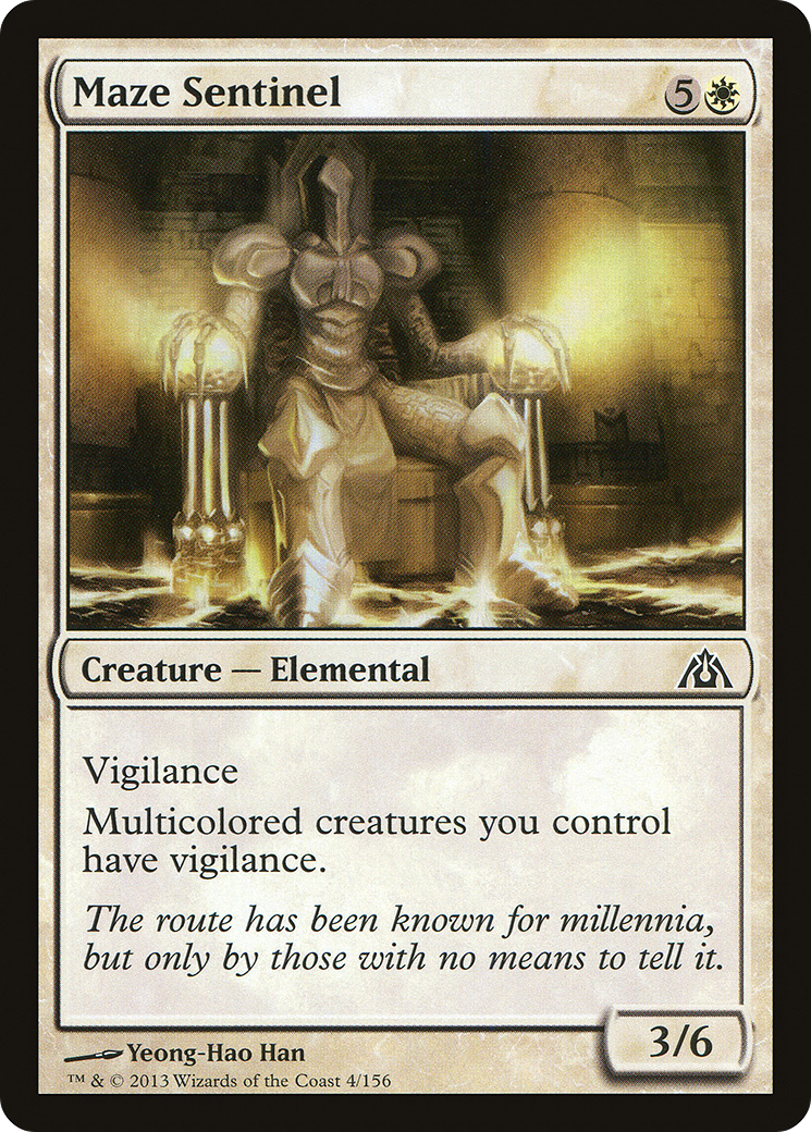 Maze Sentinel (DGM-004) [Dragon's Maze] MTG Single Wizards of the Coast